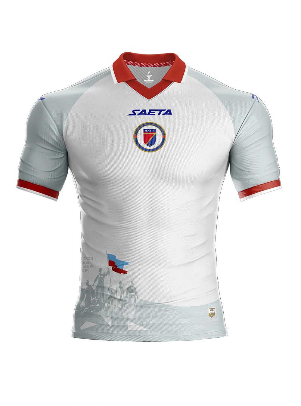 2026 Men's Authentic Haiti National Soccer Team Jersey White