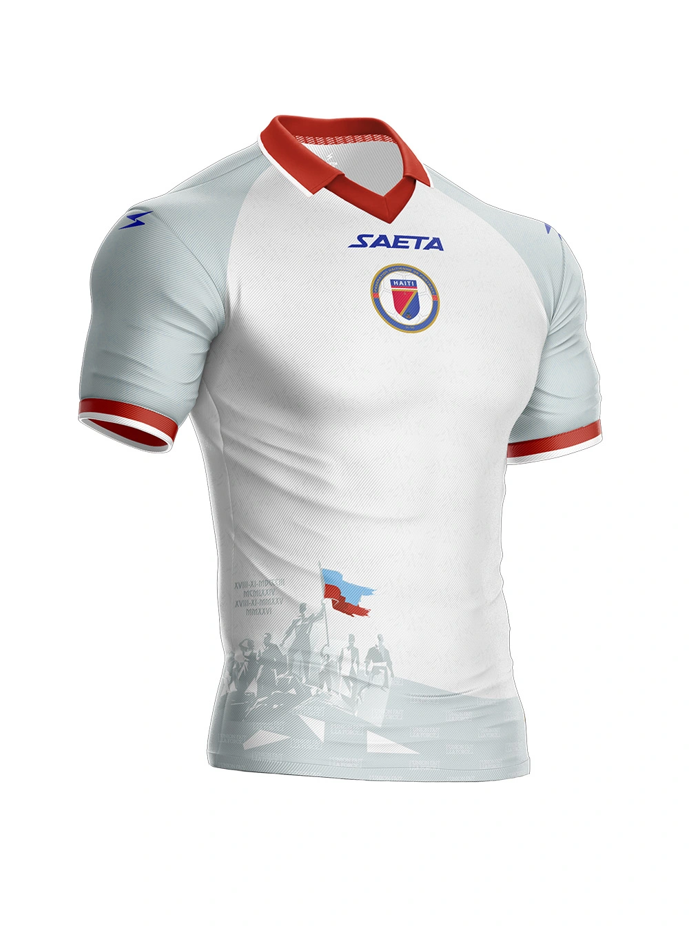 2026 Men's Authentic Haiti National Soccer Team Jersey White
