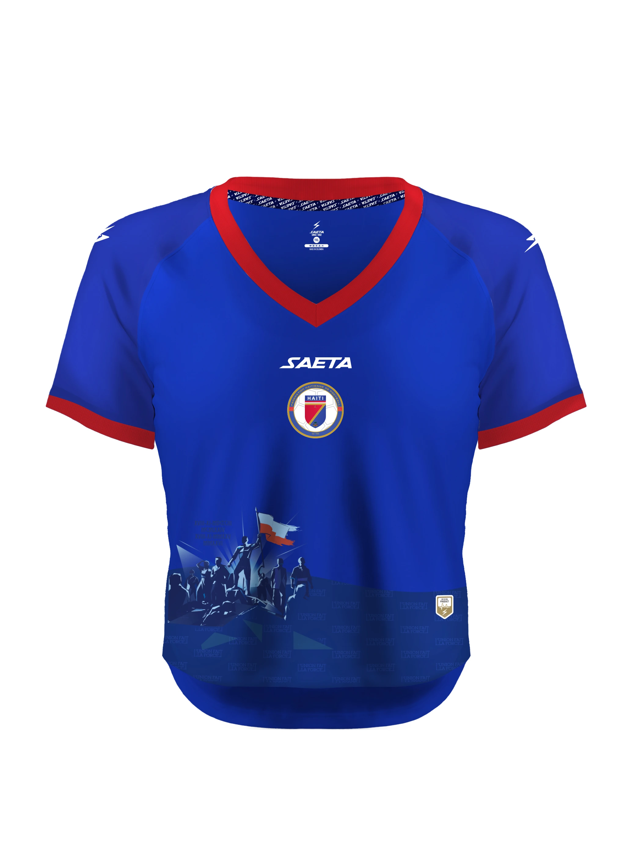 2026 Women's Haiti National Soccer Team Fans Top Oversize Blue