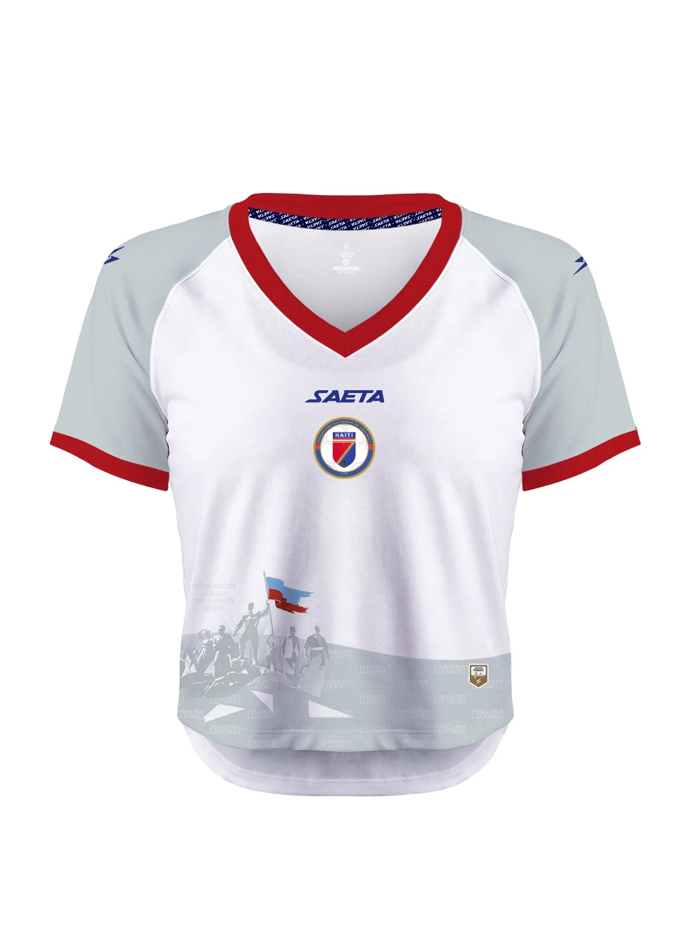2026 Women's Haiti National Soccer Team Fans Top Oversize White