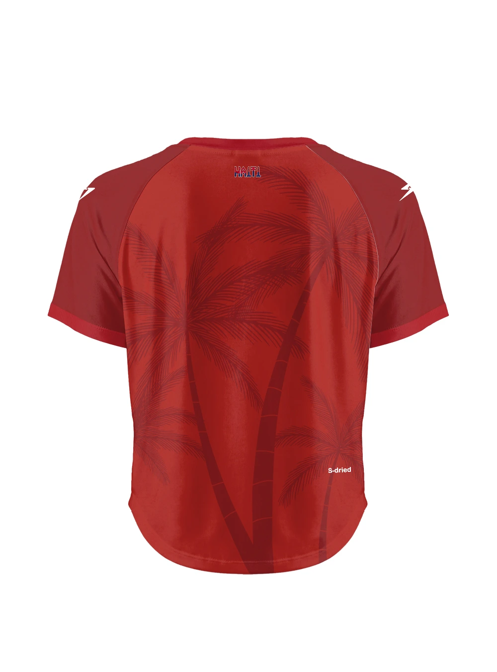 2026 Women's Haiti National Soccer Team Fans Top Oversize Red