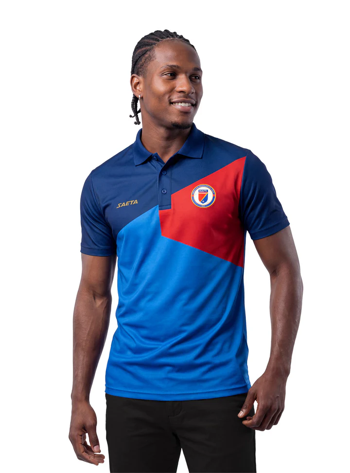 2026 Hotel Men's Haiti Soccer Team Polo Shirt Sky Blue