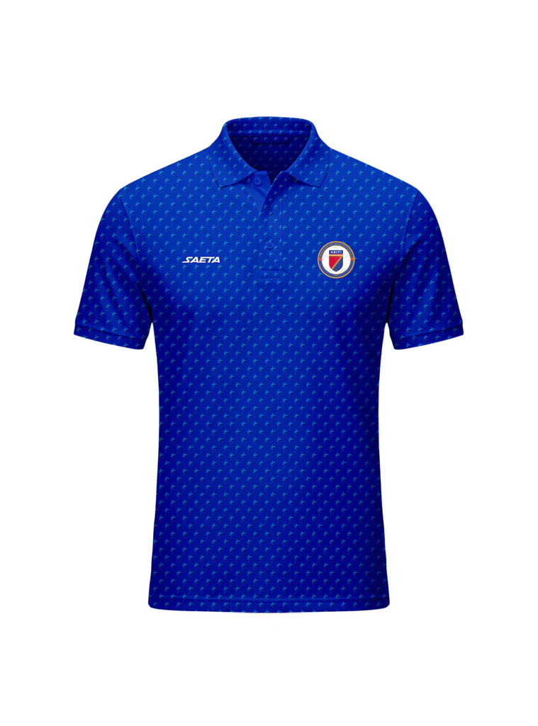 2026 Hotel Men's Haiti Soccer Team Polo Shirt Royal Blue