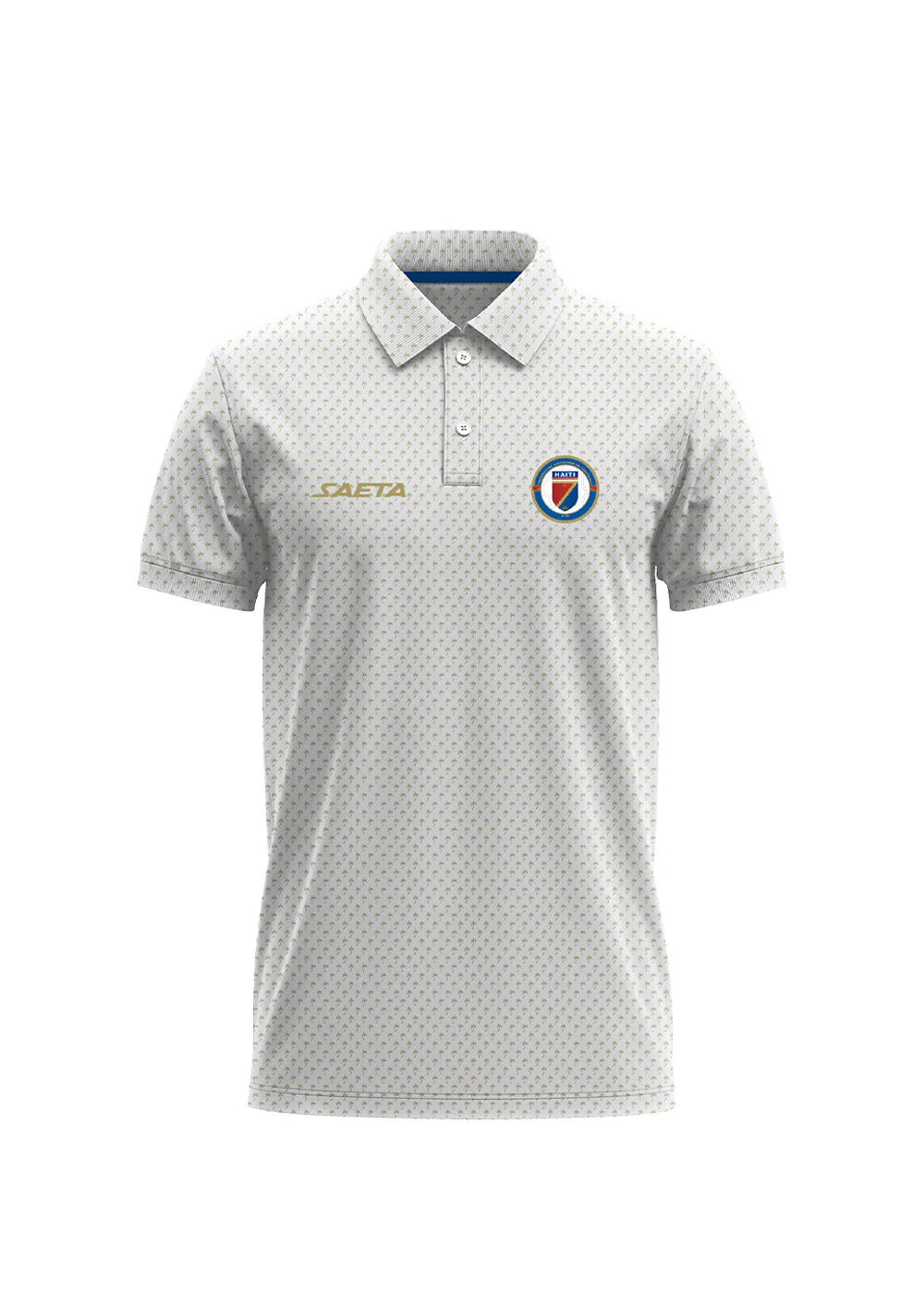 2026 Hotel Men's Haiti Soccer Team Polo Shirt White