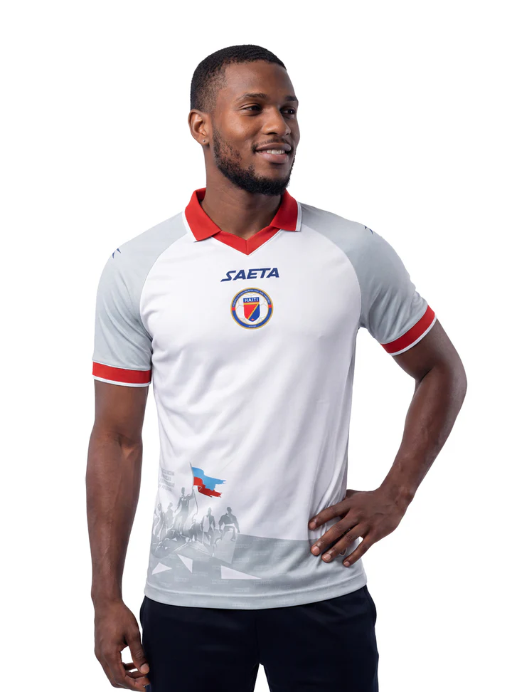 2026 Men's Haiti Soccer Team Fans Jersey White