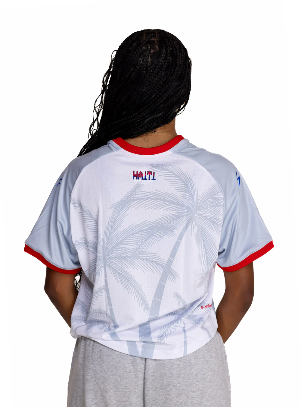 2026 Women's Haiti National Soccer Team Fans Top Oversize White