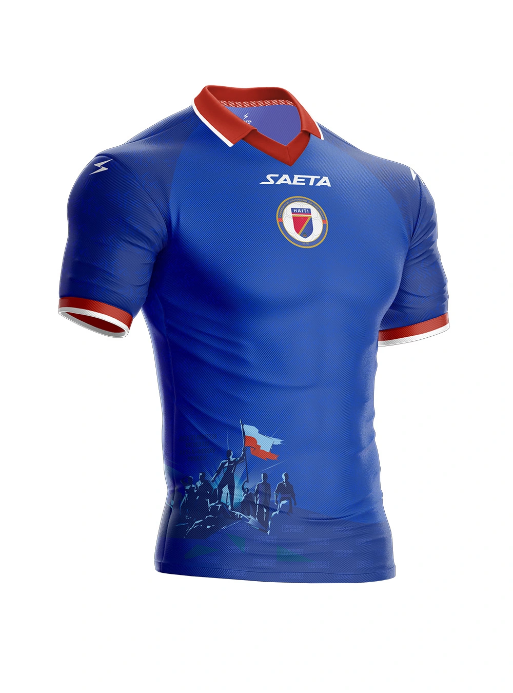 2026 Men's Authentic Haiti National Soccer Team Jersey Blue