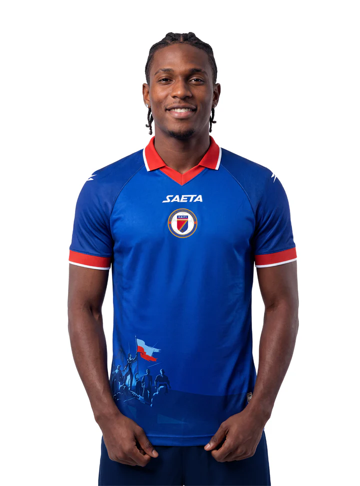 2026 Men's Haiti Soccer Team Fans Jersey Blue